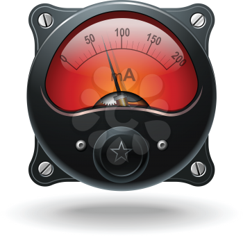 Royalty Free Clipart Image of a Meter