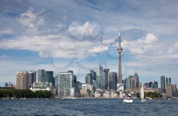 Royalty Free Photo of Downtown Toronto From the Lake