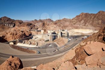 Royalty Free Photo of a View of the Hoover Dam