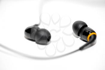 Headphones isolated on white background