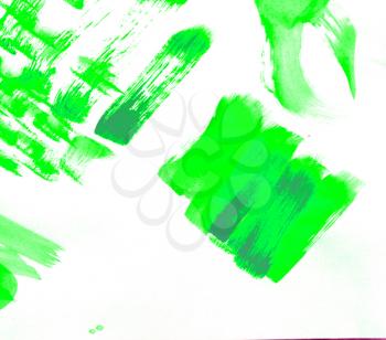 Abstract watercolor hand painted background green