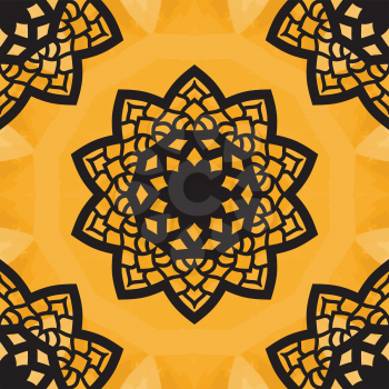 Elegant Oriental Art Print. Yoga Ornament, kaleidoscopic floral  yantra. Seamless ornament lace. Oriental vector pattern. Islamic,Arabic, Indian, Turkish, Pakistan, Chinese, Asian, Moroccan, Ottoman m