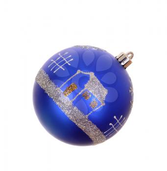 Royalty Free Photo of a Blue Christmas Decoration