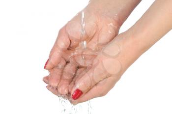 Royalty Free Photo of Water Dripping off a Hand