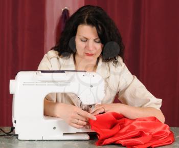 Royalty Free Photo of a Dressmaker