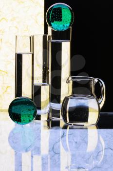 Royalty Free Photo of Glasses and Jugs