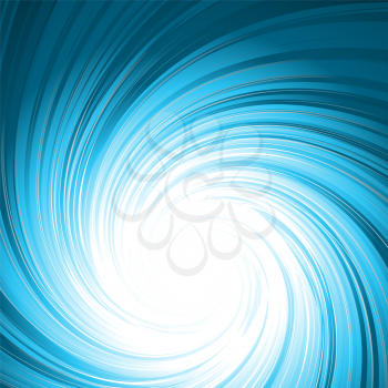 Royalty Free Clipart Image of an Abstract Blue Swirl Background