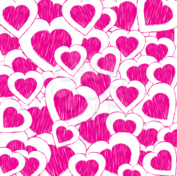 Royalty Free Clipart Image of an Abstract Valentine's Background