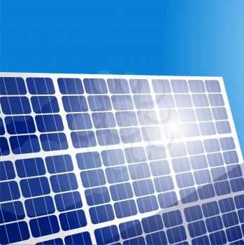 Royalty Free Clipart Image of a Solar Panel

