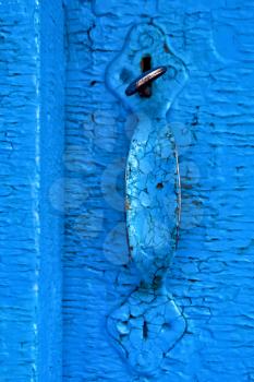 Royalty Free Photo of an Old Cracked the Door