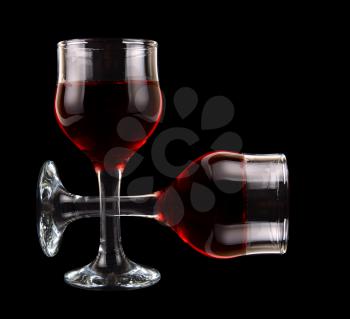 Royalty Free Photo of Two Wine Glasses