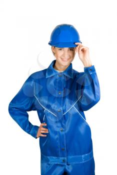 Royalty Free Photo of a Female Builder