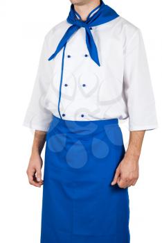 Royalty Free Photo of a Chef in Uniform
