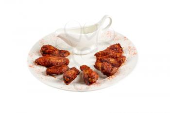 Royalty Free Photo of Roasted Chicken Wings