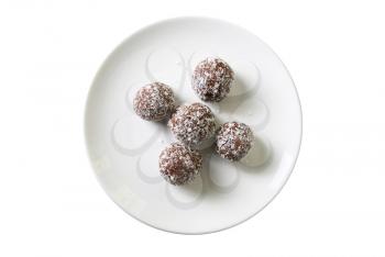 Royalty Free Photo of Chocolate Balls With Coconut