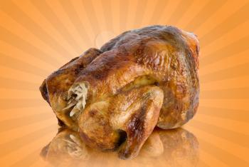 Royalty Free Photo of a Roasted Chicken