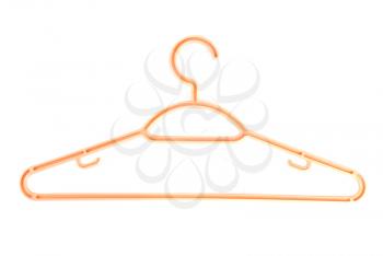 Royalty Free Photo of a Plastic Hanger
