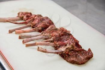Royalty Free Photo of Raw Marinated Lamb Meat