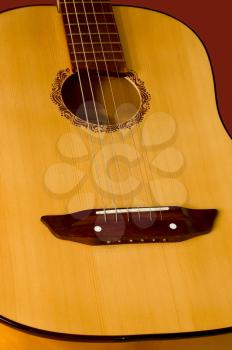 Royalty Free Photo of an Acoustic Guitar