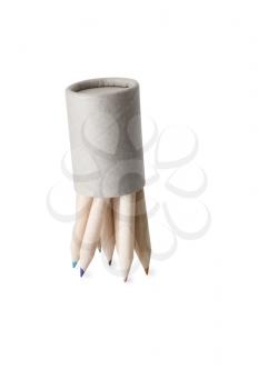 Royalty Free Photo of an Upside-Down Pencil Holder