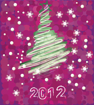 Royalty Free Photo of a Happy New Year Background for 2012