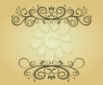 Royalty Free Clipart Image of Victorian Elements