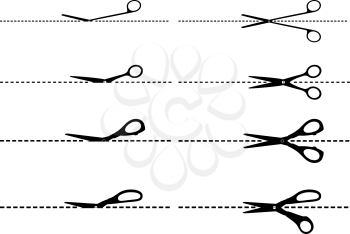 Royalty Free Clipart Image of a Scissors