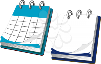 Royalty Free Clipart Image of a Calendar Icons