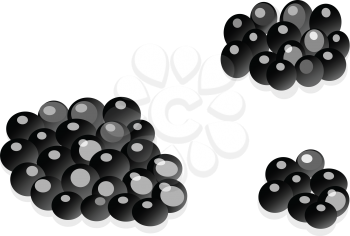 Royalty Free Clipart Image of Caviar