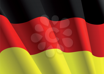 Royalty Free Clipart Image of a German Flag Background