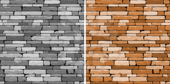 Seamless stone background in two variations for design