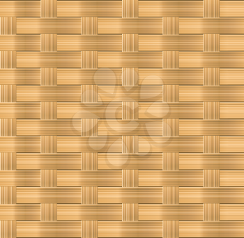 Wicker seamless pattern for organic background design