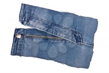 Royalty Free Photo of Part Blue Jeans