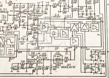 Royalty Free Photo of an Electronics Schematic