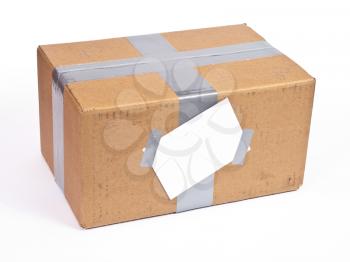 Royalty Free Photo of a Cardboard Box