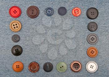 Buttons on jeans 