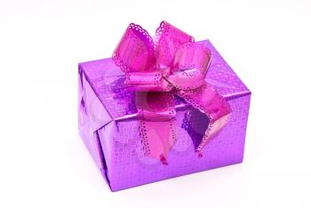 Gift box with bow 