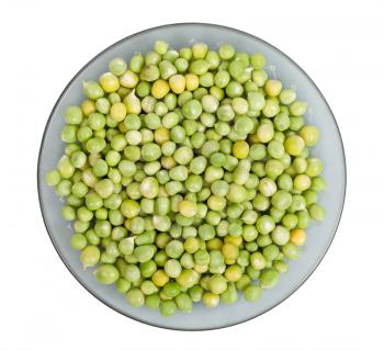 Green peas on a plate
