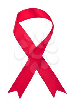 Red ribbon symbol