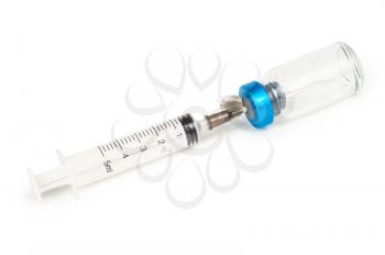 medical syringe and medicine