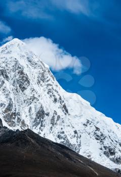 Pumori and Kalapathar summits in Himalaya. Travel to Nepal 