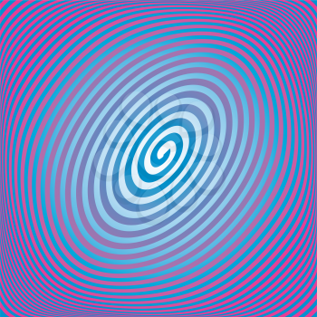 Royalty Free Clipart Image of a Spiral Background