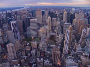 Aerial vews of New York City, USA