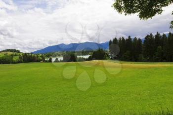 View of Bavarian Alps.