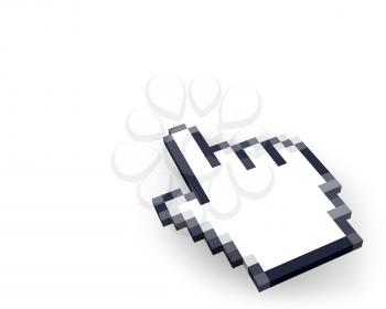 Royalty Free Clipart Image of a Cursor