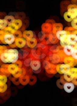 Royalty Free Clipart Image of a Glowing Background