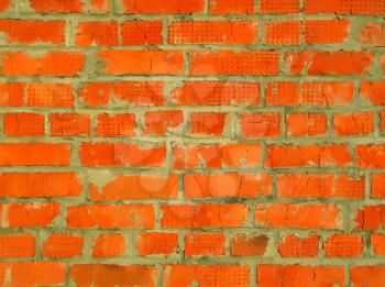 rough brick wall close-up                               