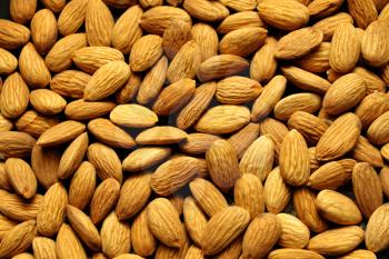 almonds close up background