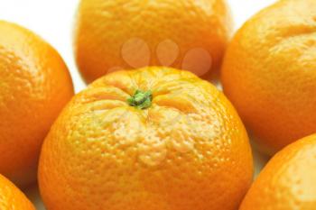 Close up of tasty tangerine