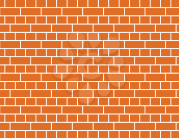 vector of a red brick wall background